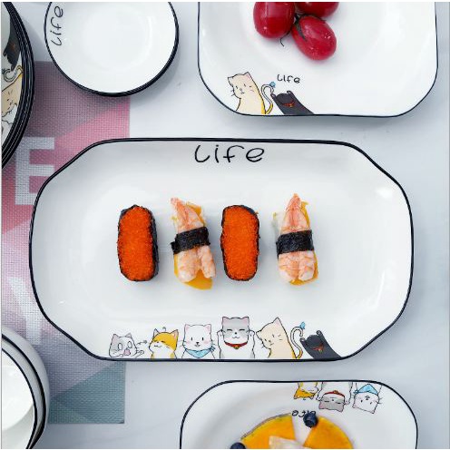 Bộ sưu tập bát đĩa họa tiết mèo LIFE
