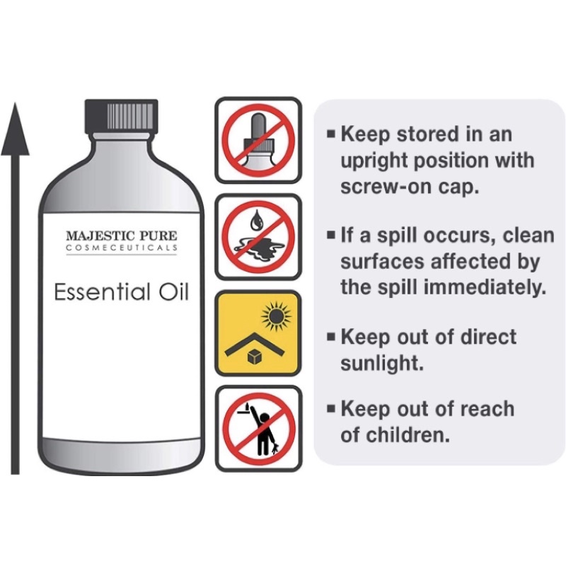 Tinh dầu bạc hà Á 100% nguyên chất Majestic Pure Spearmint Essential Oil 118ml USA