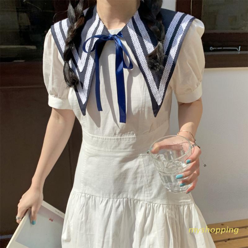 Cổ Áo Sơ Mi Giả Có Thể Tháo Rời Dành Cho Nữ