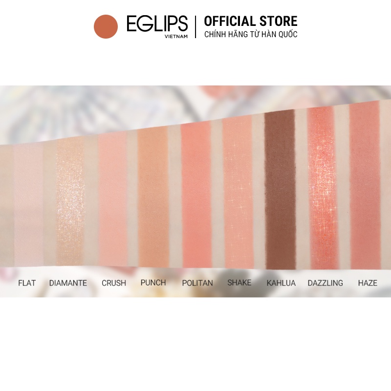 Bảng phấn mắt Eglips Flash Shadow Palette version 2 8.1g