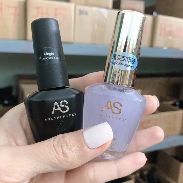 Nước phá sơn gel AS phụ kiện nail giá rẻ hiệu quả nhanh chóng không hại móng tay 15ml