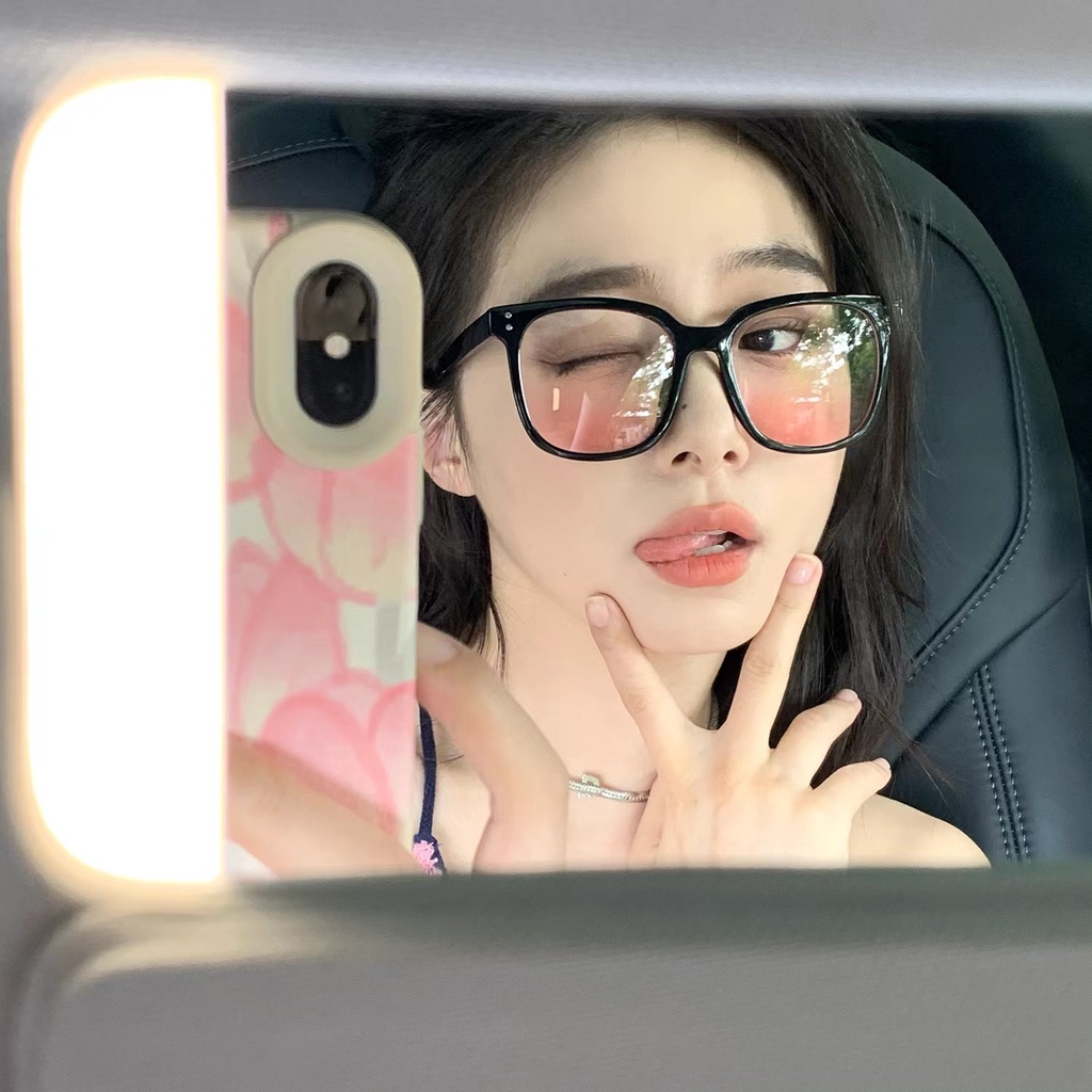 Kính Mát Gọng Vuông Tròn Màu Hồng Gradient Phong Cách Retro Thời Trang Cho Nữ