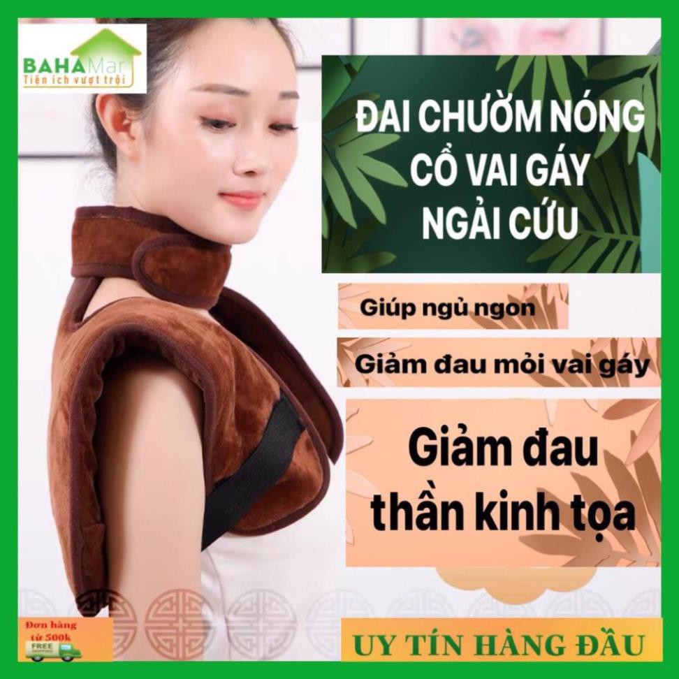 ĐAI CHƯỜM NÓNG NGẢI CỨU GIÚP GIẢM ĐAU CỔ – VAI – GÁY/ GIẢI PHÁP CHO CƠN ÁC MỘNG ĐAU MỎI CỔ VAI GÁY- BẢO HÀNH CHÍNH HÃNG