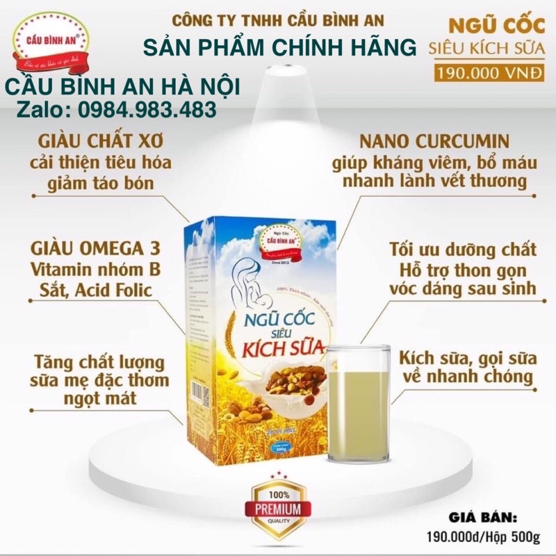 Free ship đơn 99k HN- HCM Ngũ cốc siêu lợi sữa Cầu Bình An sale 1 tuần thumbnail