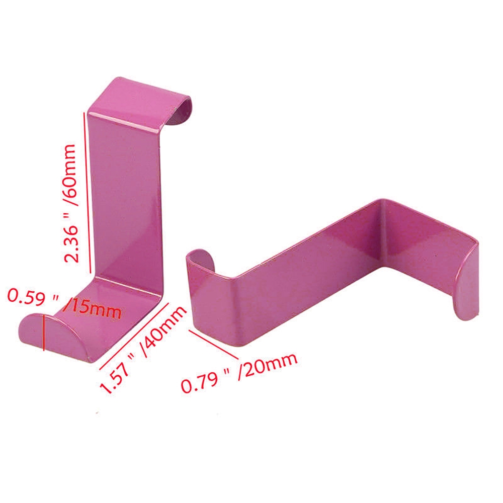 Bộ 2 móc treo cửa hình chữ Z bằng thép không gỉ