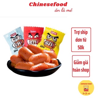 Xúc xích sụn gà gói 2 viên, xúc xích mini nhiều vị