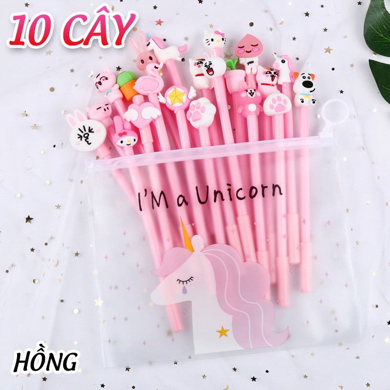 BỘ 10 CÂY VIẾT BI HÌNH THÚ SIÊU XINH 1155