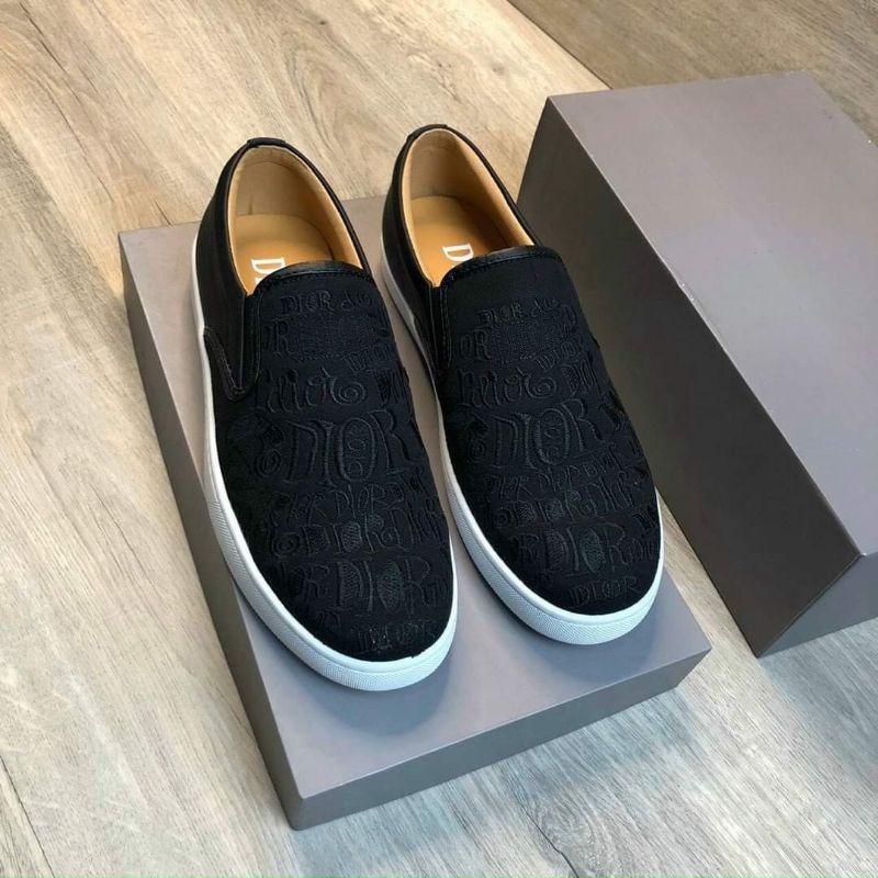 Giày slip on nam thêu hoạ tiết cao cấp 2021 | BigBuy360 - bigbuy360.vn
