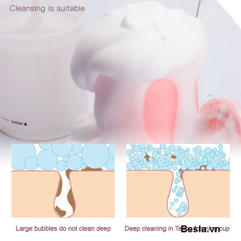 Cốc tạo bọt sữa rửa mặt tại nhà, hộp tạo bọt xà phòng tiện dụng