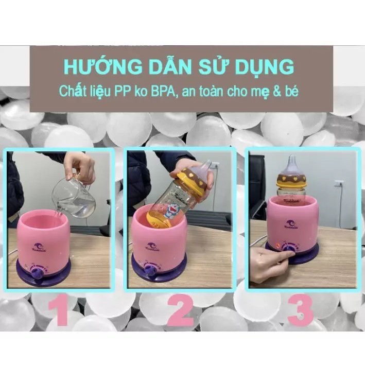 BH chính hãng 12 tháng - Máy hâm sữa 4 chức năng - 3 chức năng Fatz Baby Hàn Quốc