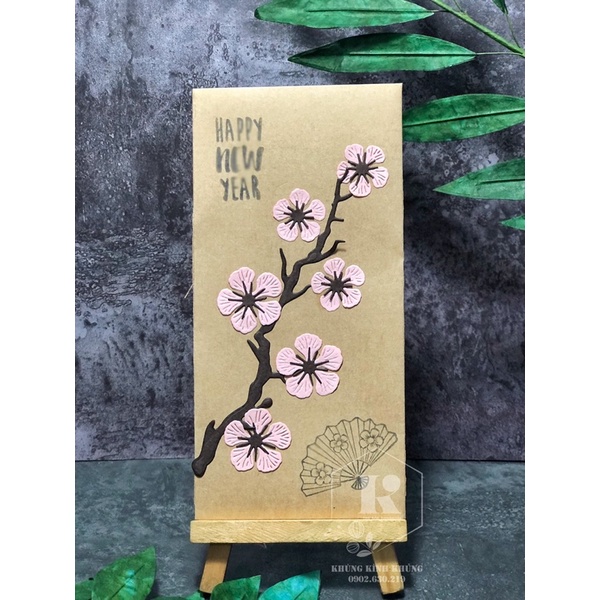 Set 2 bao lì xì Tết 2022 - bao lì xì phong cách vintage - hàng handmade