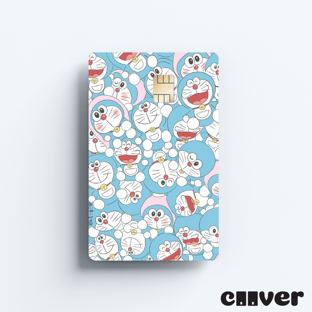 DORAEMON–Miếng dán thẻ FREESHIP – Miếng dán thẻ ngân hàng/thẻ ATM, thẻ chung cư, thẻ thang máy, thẻ gửi xe,