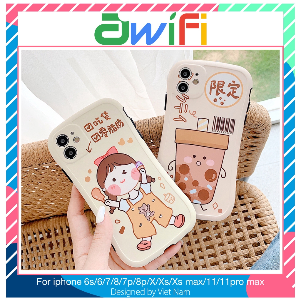 Ốp iphone - Ốp lưng imd cong Đồ ăn vặt 6plus/6splus/7/8/7plus/8plus/x/xs/xsmax/11/11promax - Awifi Case T3-9
