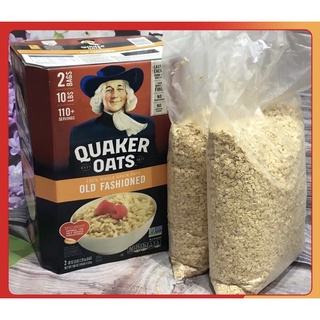  1kg yến mạch Mỹ Quaker nguyên chất  Cán vỡ Cán dẹt  