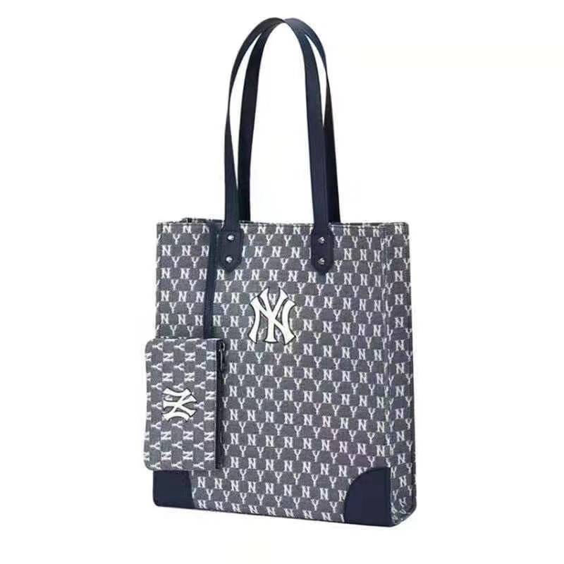 Túi tote mua sắm MLB họa tiết NY New York Yankees thời trang đường phố cao bồi