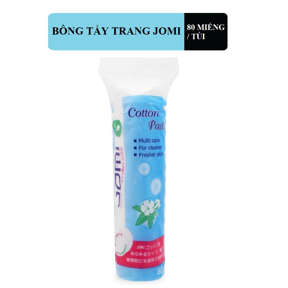 Bông Tẩy Trang Jomi 80 miếng/Túi