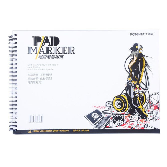 Giấy Vẽ Màu MarKer 32 Trang Cỡ A5/A4/A3