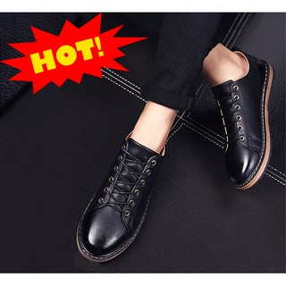 Giày da nam mẫu mới 2018 GLK112