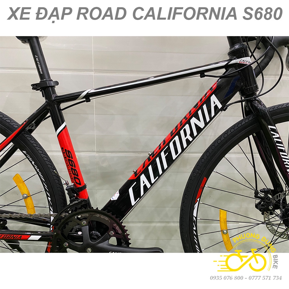 Xe đạp thể thao CALIFORNIA S680 - Mẫu Road