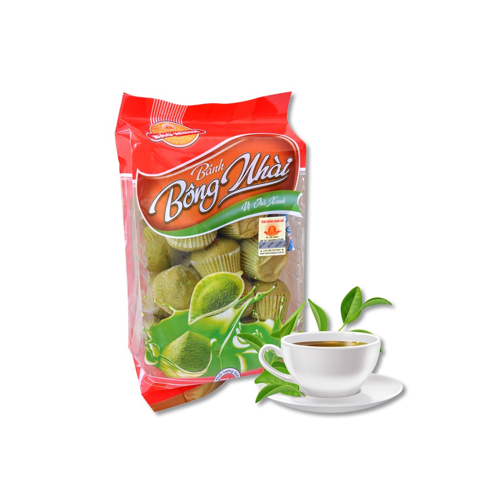 🧁 Bảo Minh -🍊 Bánh bông nhài vị Cam, Trà Xanh, Dâu 180g