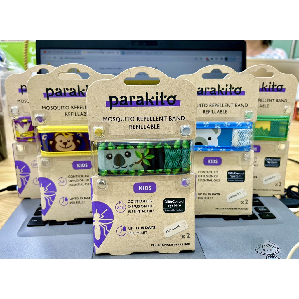 Viên chống muỗi có vòng đeo tay trẻ em họa tiết  - PARA’KITO™ Mosquito Repellent Pirates Graphic Band Kids