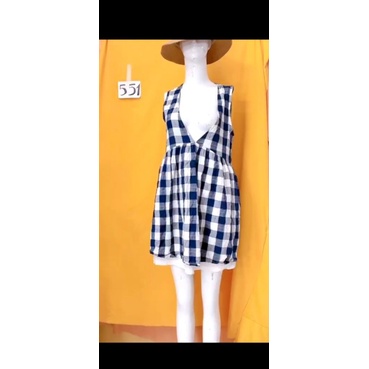 đầm babydoll sơmi caro (dưới size M/M+). S551