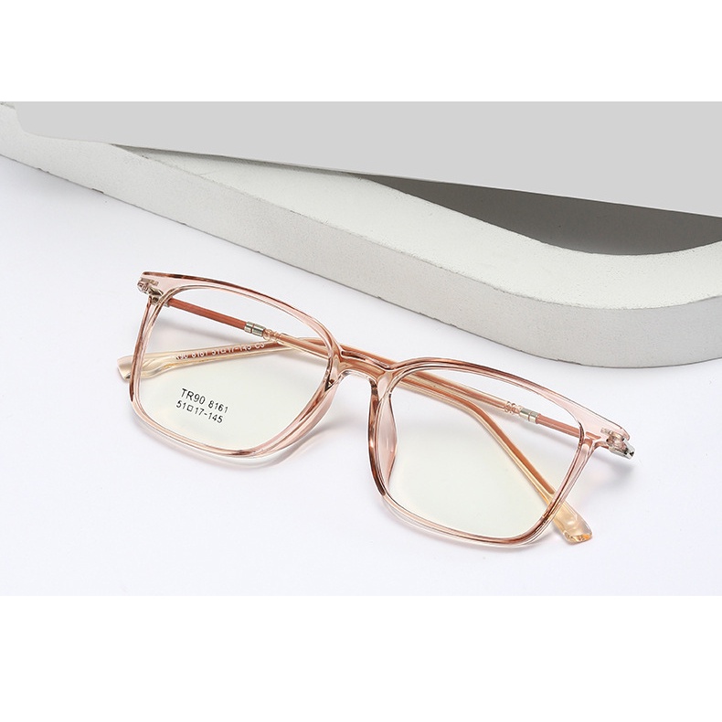 Gọng kính vuông BEOMALL kiểu dáng unisex thiết kế tinh tế và thời thượng nhất chất liệu cao cấp 8161