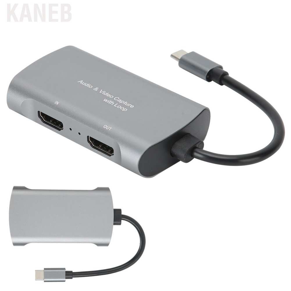 Kaneb Video Capture Card  Small Size Ultra‑thin Portable HDMI/F Maximum Input Conference Recording