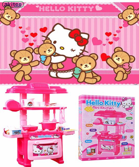 Bộ Đồ Chơi Nhà Bếp Mini Hello Kitty( hồng)