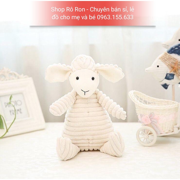 [Mã 254FMCGSALE giảm 8% đơn 500K] Cừu bông cho bé Sz 25cm - 30cm - 40cm - Shoproron