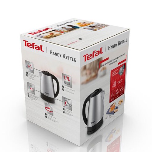 Tefal- Bình đun siêu tốc inox dung tích 1.7L KI800D68- Hàng chính hãng