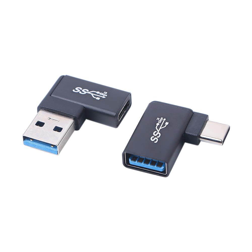 Đầu Chuyển Đổi OTG 90 Độ Bằng Nhôm Cho Notebook