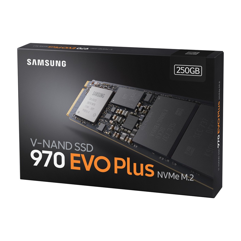 Ổ cứng SSD M.2 PCIe NVMe Samsung 970 EVO Plus 250GB - Bảo Hành 5 Năm (Giá Khai Trương)