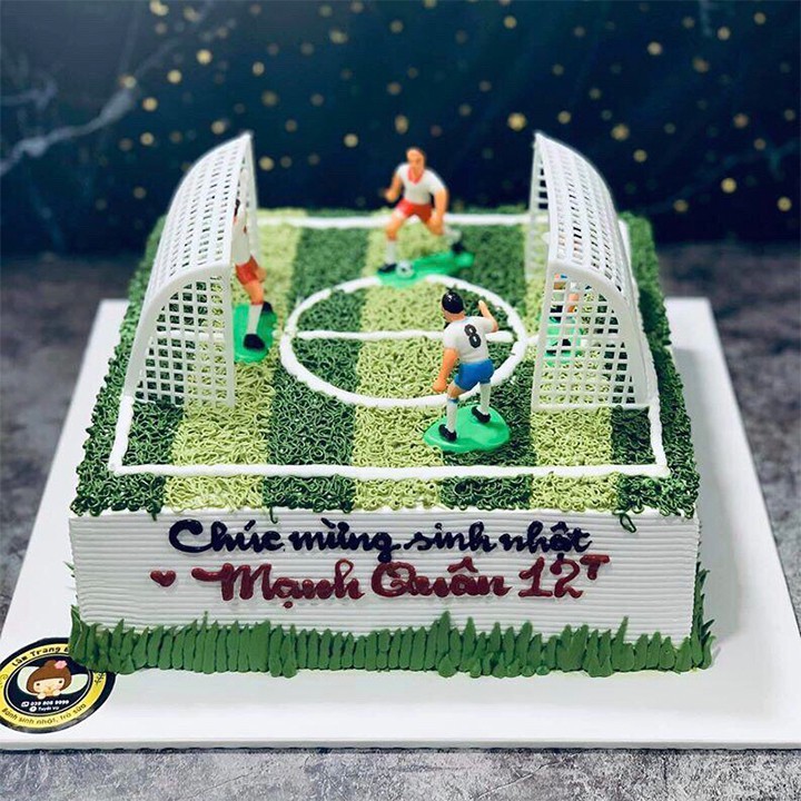 dụng cụ trang trí bánh sinh nhật [FREESHIP] đội bóng tý hon nhựa