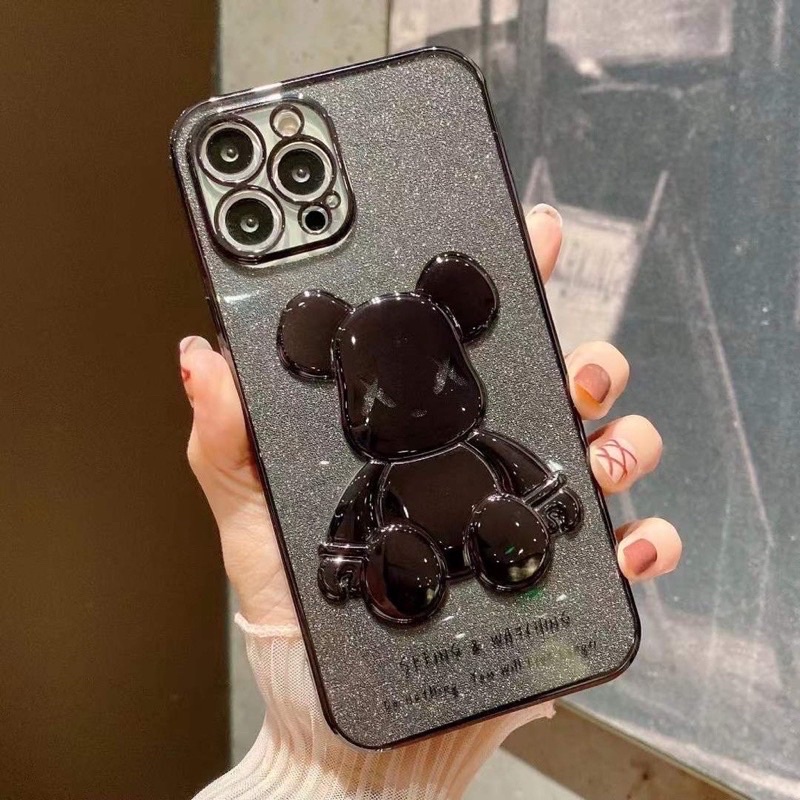 Ốp lưng iphone X-Brick xi kèm nhũ cạnh vuông 6/6plus/7/7plus/x/xsmax/11/11promax/12/12promax/13/13promax