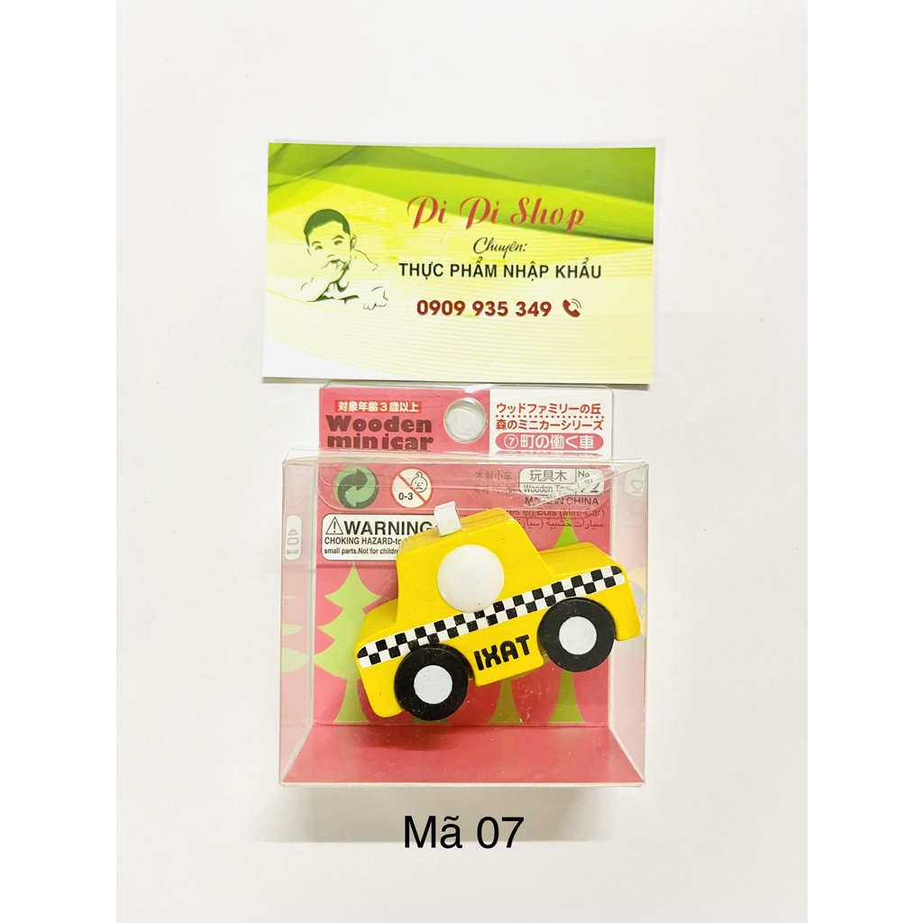 Xe Gỗ Mini - Đồ Chơi Gỗ Cho Bé