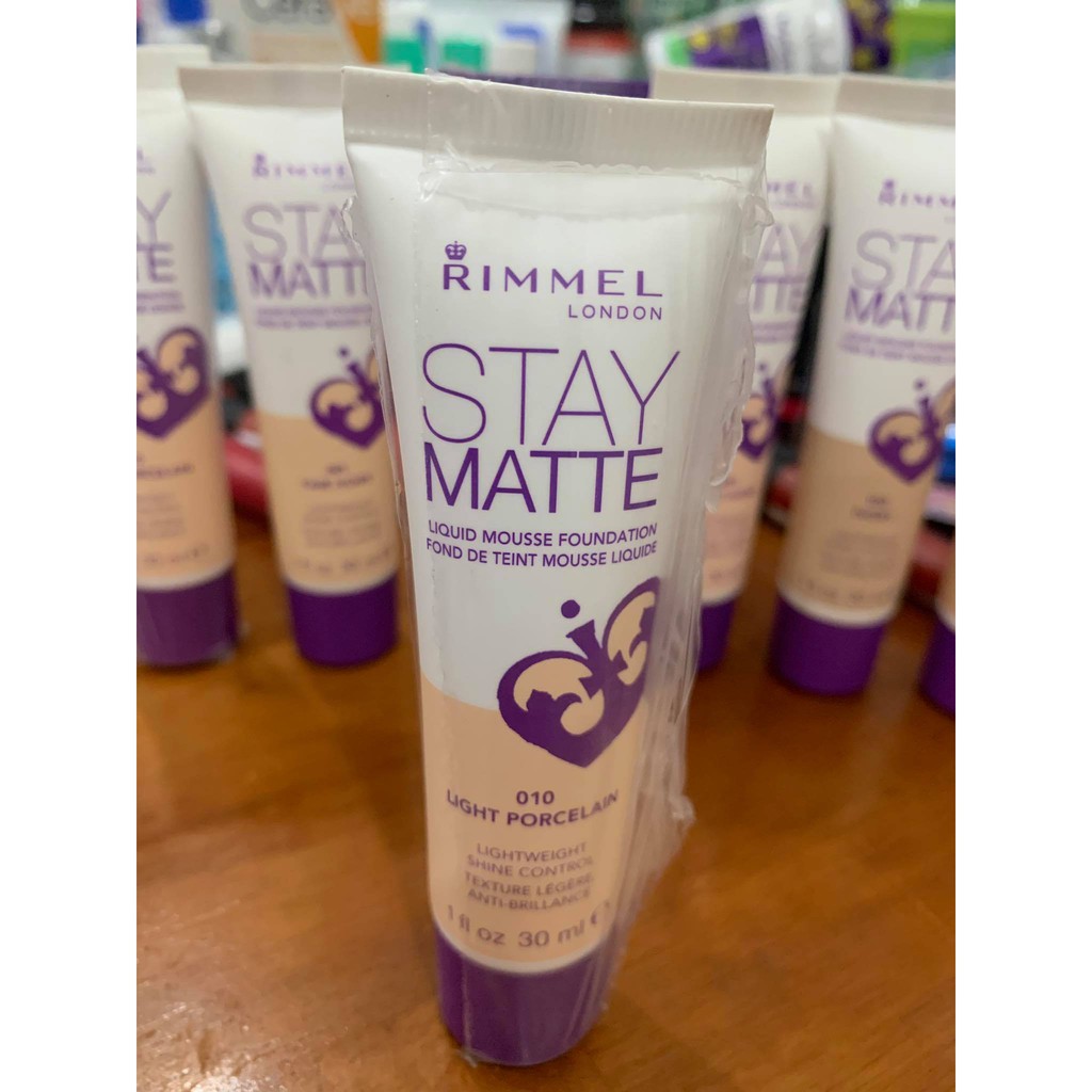 [hàng Auth] Kem nền Rimmel Stay Matte Liquid Mousse Foundation 30ml | BigBuy360 - bigbuy360.vn