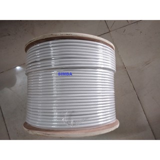 Dây cáp mạng RG6 F690BV SUMLO cuộn 305m dùng cho hệ thống truyền hình CATV, MATV, Tivi, Camera giám sát.