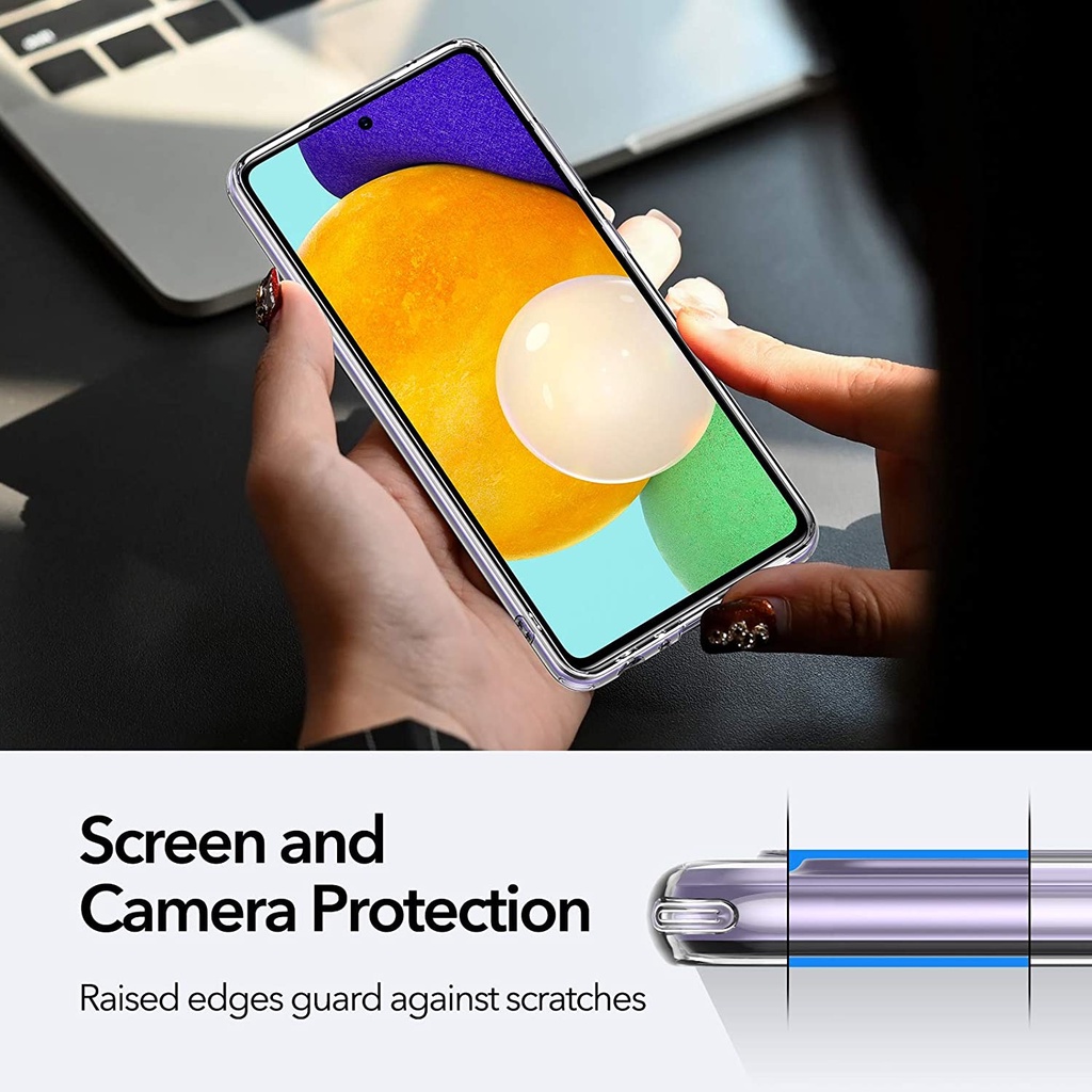 Ốp lưng silicon dẻo trong suốt cho Samsung Galaxy A52 / A52s / A52 5G / A53 5G hiệu Ultra Thin - hotphukien phân phối