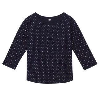 Áo chấm bi muji xuất Nhật