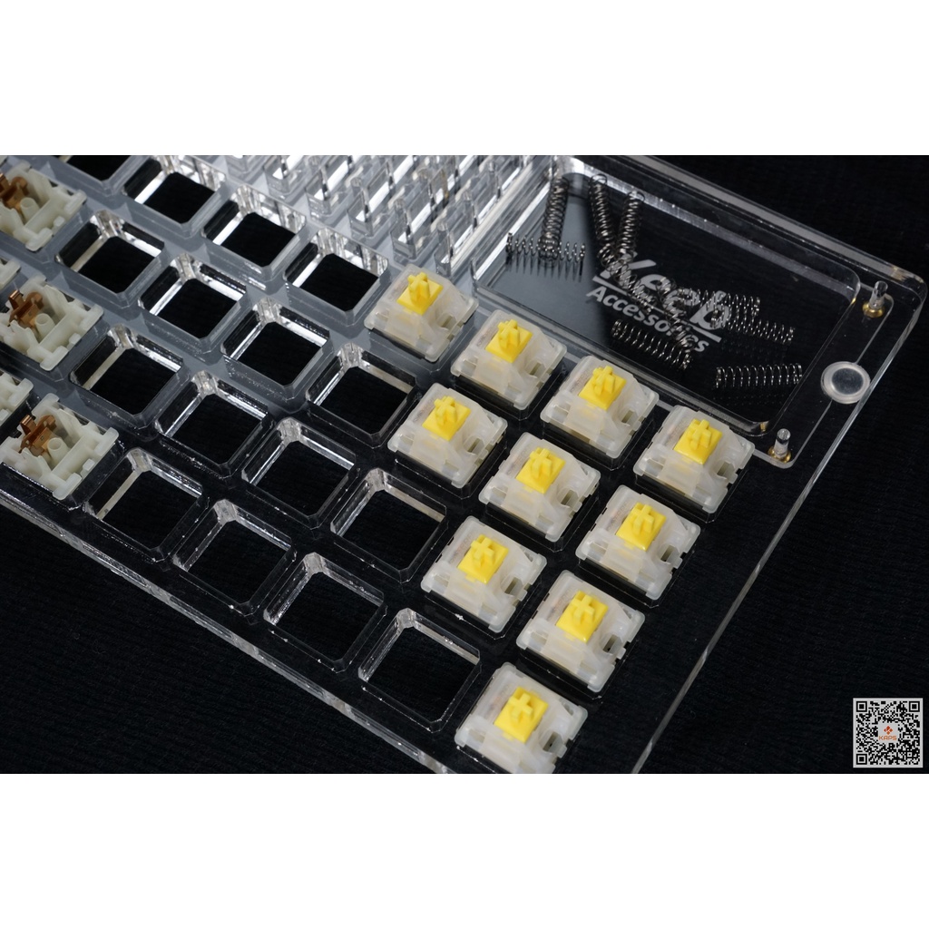 Lube Station 36 Slots | Trạm lube switch | Khung Mica | Chân đế cao su | Hỗ Trợ Mod/Lube Switch | Custom bàn phím cơ