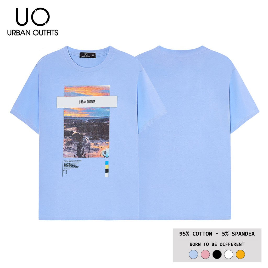 Áo Thun Tay Lỡ Nam Nữ Form Rộng URBAN OUTFITS In Sông Chiều ATO10 Cotton 4 Chiều Local Brand | BigBuy360 - bigbuy360.vn