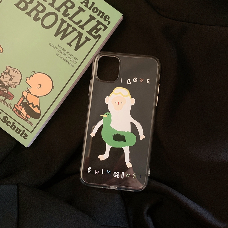 Ốp lưng iphone Ốp điện thoại in hình khỉ hoạt hình dễ thương 274 cho Iphone 6/6plus/6S/6S plus/6/7/7plus/8/8plus/X/XS/XS Max/11/13/13PRO/13PROMAX/13MINI Dinuo case