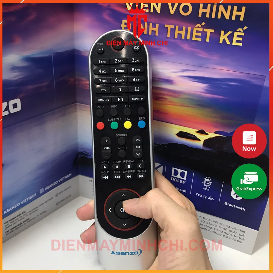 Điều khiển tivi Asanzo các model T66 2019 có khiển giống hình Bảo hành 6 tháng