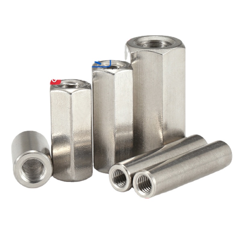 Đai Ốc Lục Giác Nối Dài Bằng Inox 304 M3M4M5M6 Chuyên Dụng