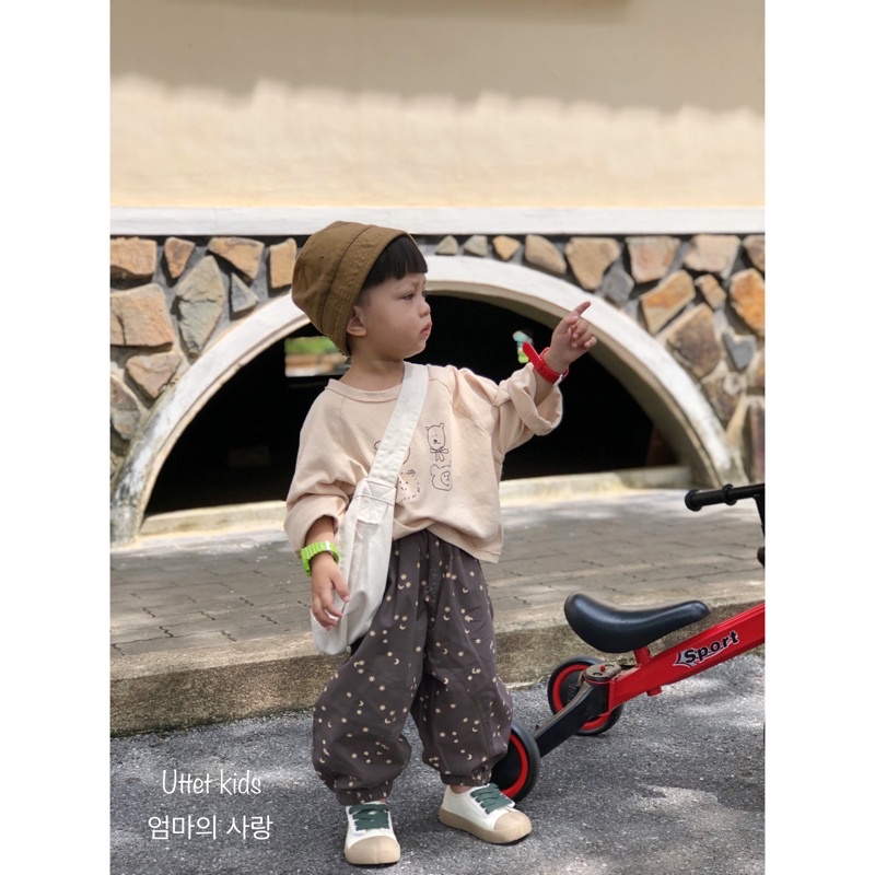 QUẦN KAKI HỌA TIẾT HÀN QUỐC 122052 DÀNH CHO BÉ GÁI VÀ BÉ TRAI