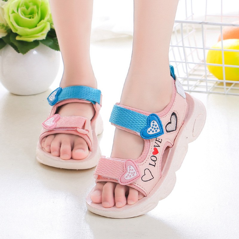 [ Rẻ nhất shopee] Sandal bé gái đi học, đi chơi, phong cách thời trang da mềm, êm chân, thoáng khí