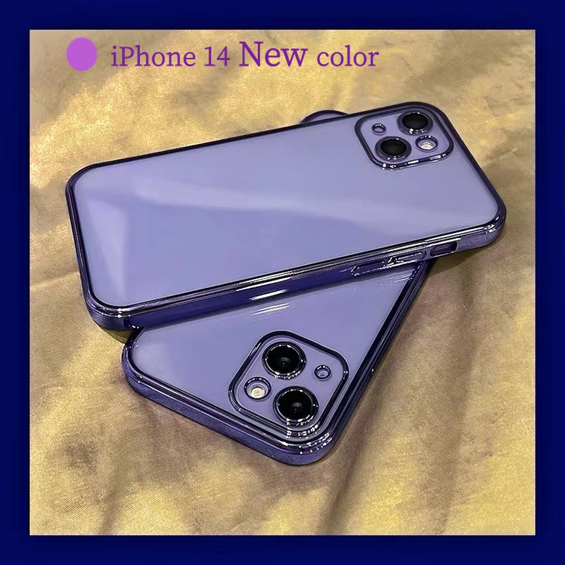 Ốp for iPhone 14 Pro Max điện thoại silicon mềm trong suốt mạ nhám viền vuông dành cho for iPhone 13 12 11 Pro Max X XS XR 7 8 Plus SE