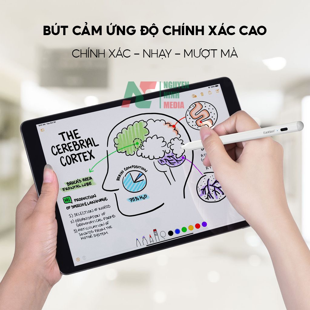 Bút Cảm Ứng Từ Tính Earldom ET - P3 - Hàng Chính Hãng