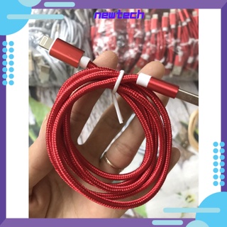 Cáp sạc dây dù chống đứt cho đầu Iphone, Typec, Micro